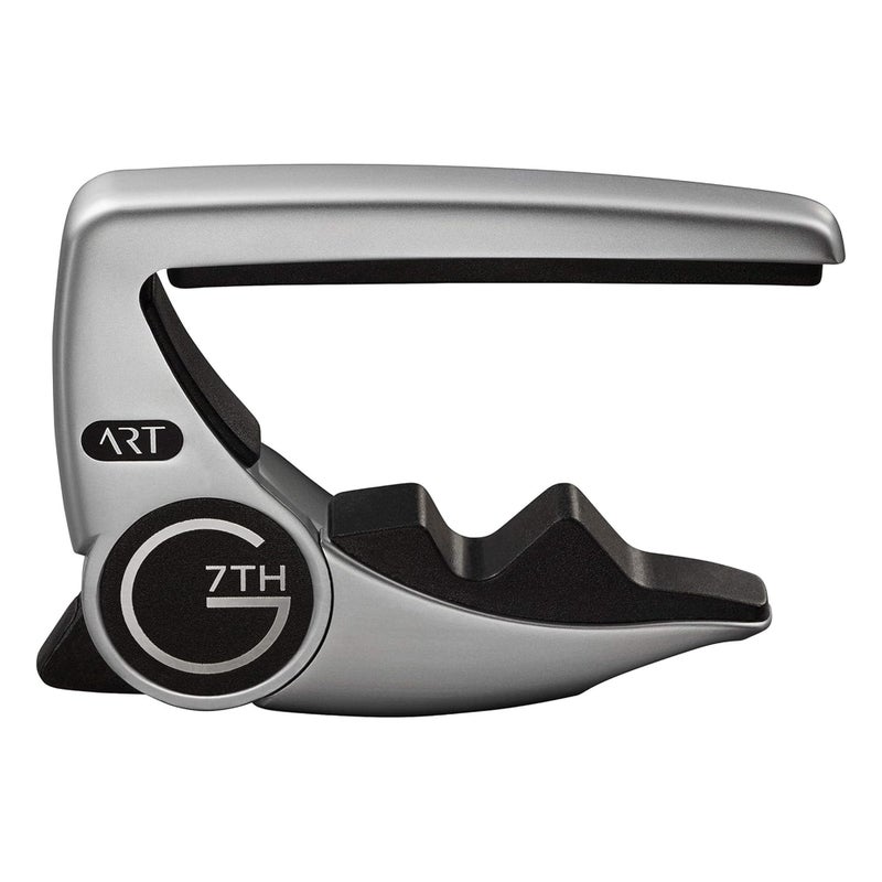 G7th Performance 3 Guitar Capo - Steel String Silver - 52mm - Adaptive Radius Technology, Precise Tuning, Unique Tension Control for Easy One-Handed Use - 6 String Acoustic and Electric Guitars - Image 1